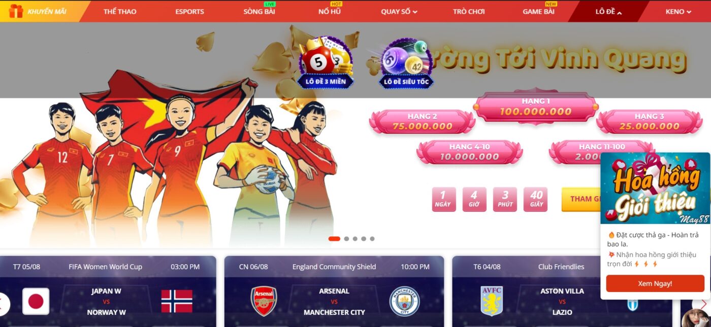 Nha cai may88 hấp dẫn và uy tín nhất hiện nay