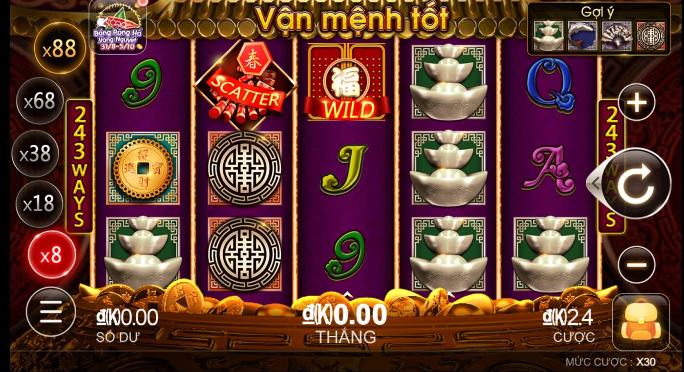 Cách thức tham gia Nổ hũ Vận Mệnh Tốt tại Link vao May88 